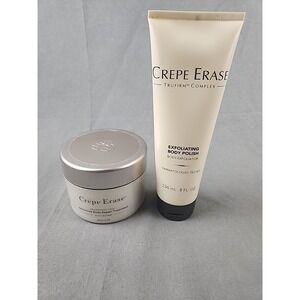 Crepe Erase Adv Body Repair Treatment 10oz & Exfoliating Body Polish 8oz NEW